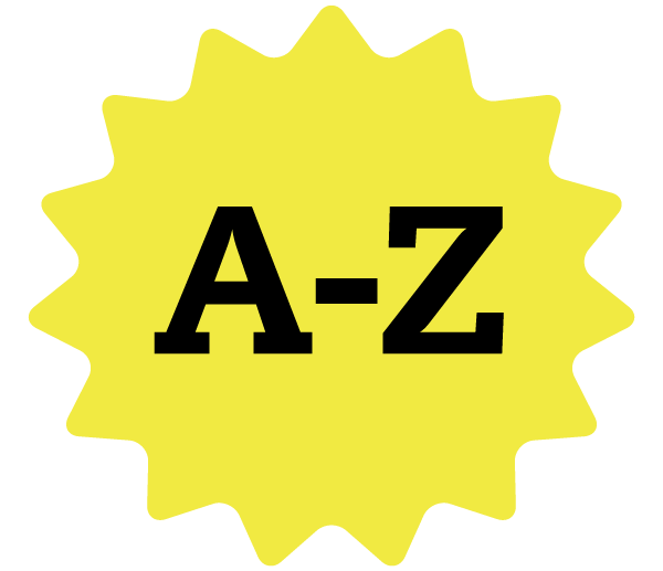 A-Z starburst
